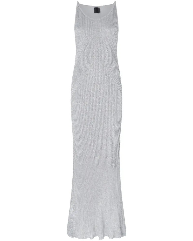 Pinko Langes Strickkleid - Grau Grau