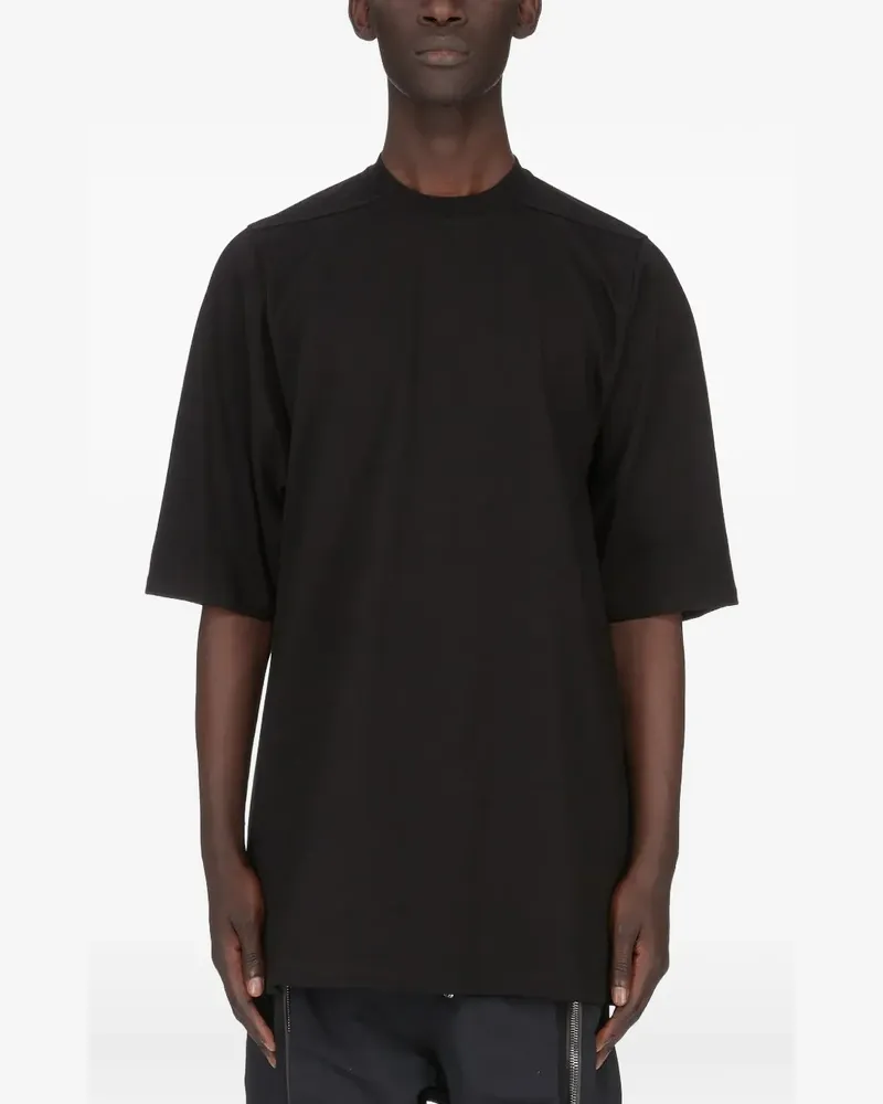 Rick Owens Klassisches T-Shirt - Schwarz Schwarz