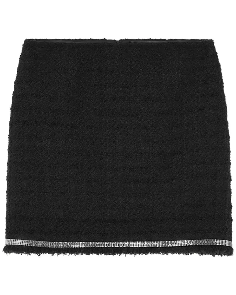 Versace Heritage Minirock aus Tweed - Schwarz Schwarz