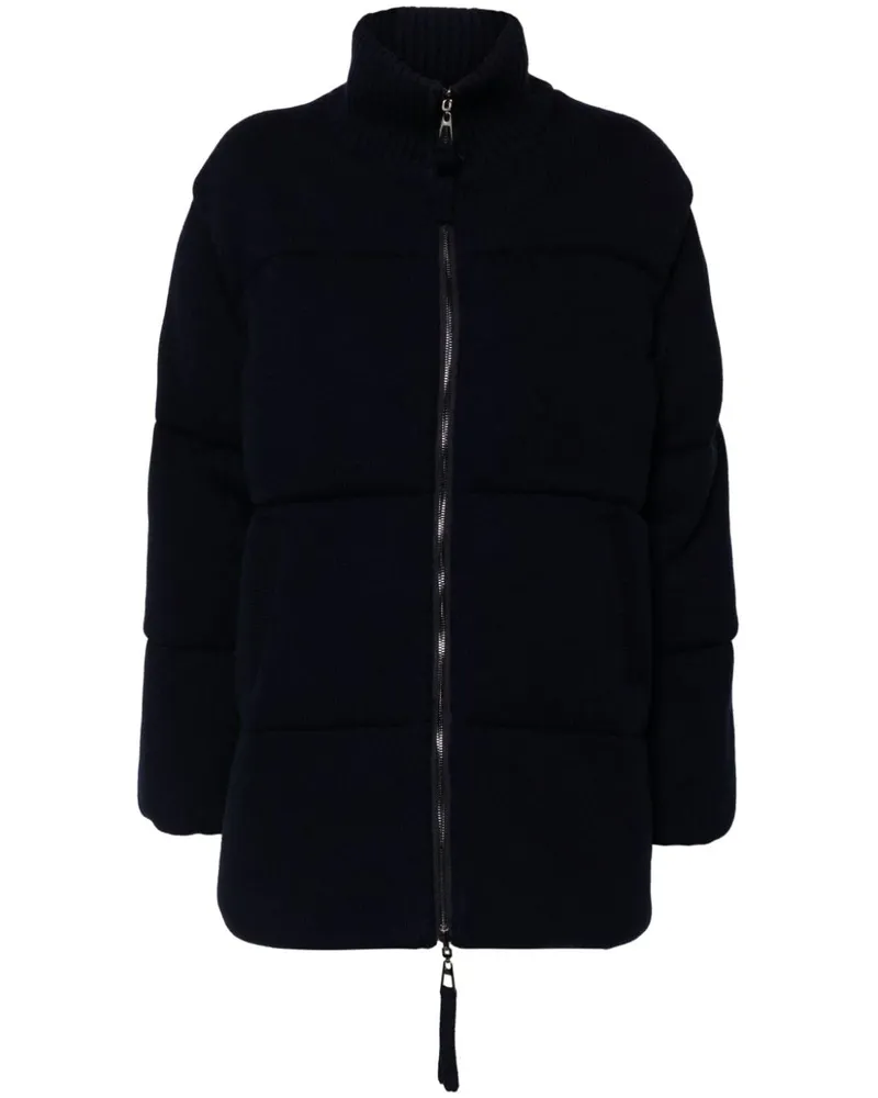 P.A.R.O.S.H. P.A.R.O H. Steppmantel aus Wolle - Blau Blau