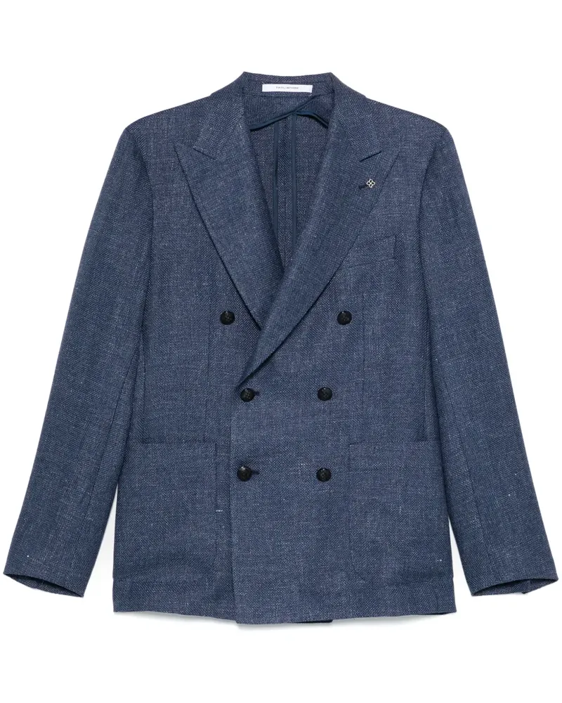 Tagliatore Doppelreihiges Sakko - Blau Blau