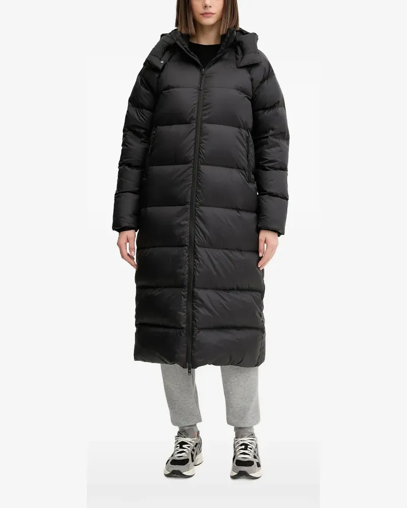 The North Face hooded puffer coat - Schwarz Schwarz