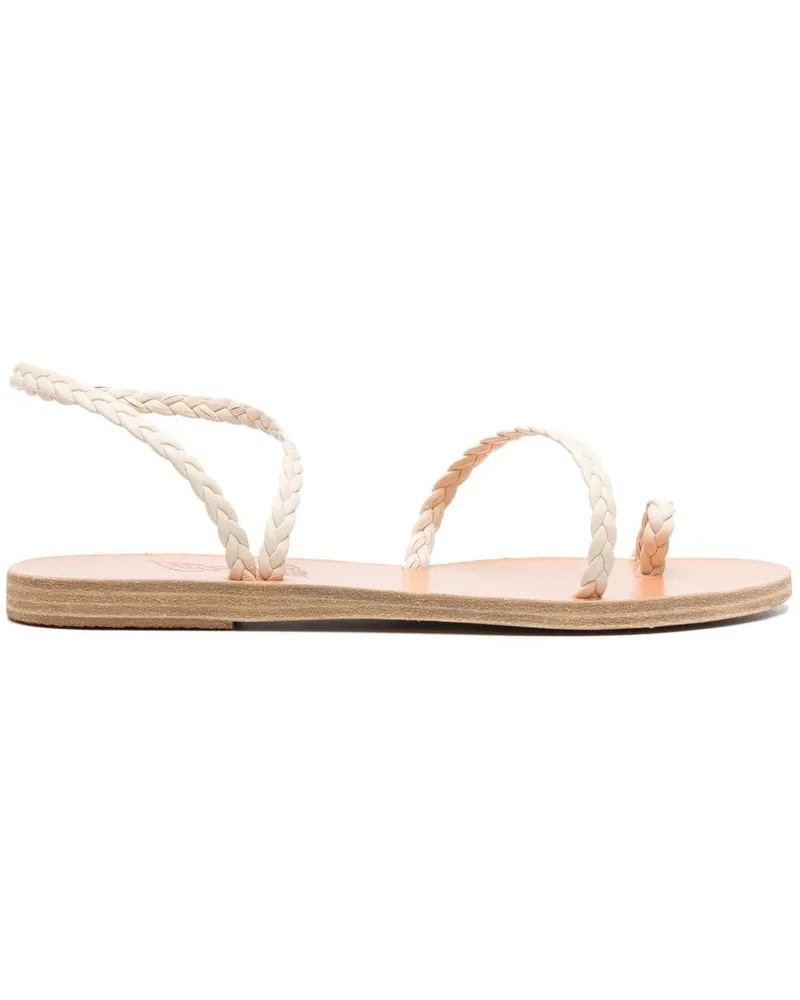 Ancient Greek Sandals Eleftheria Sandalen mit geflochtenen Riemen - Weiß Weiß