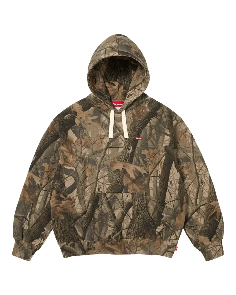 Supreme Being Small Box printed hoodie - Braun Braun