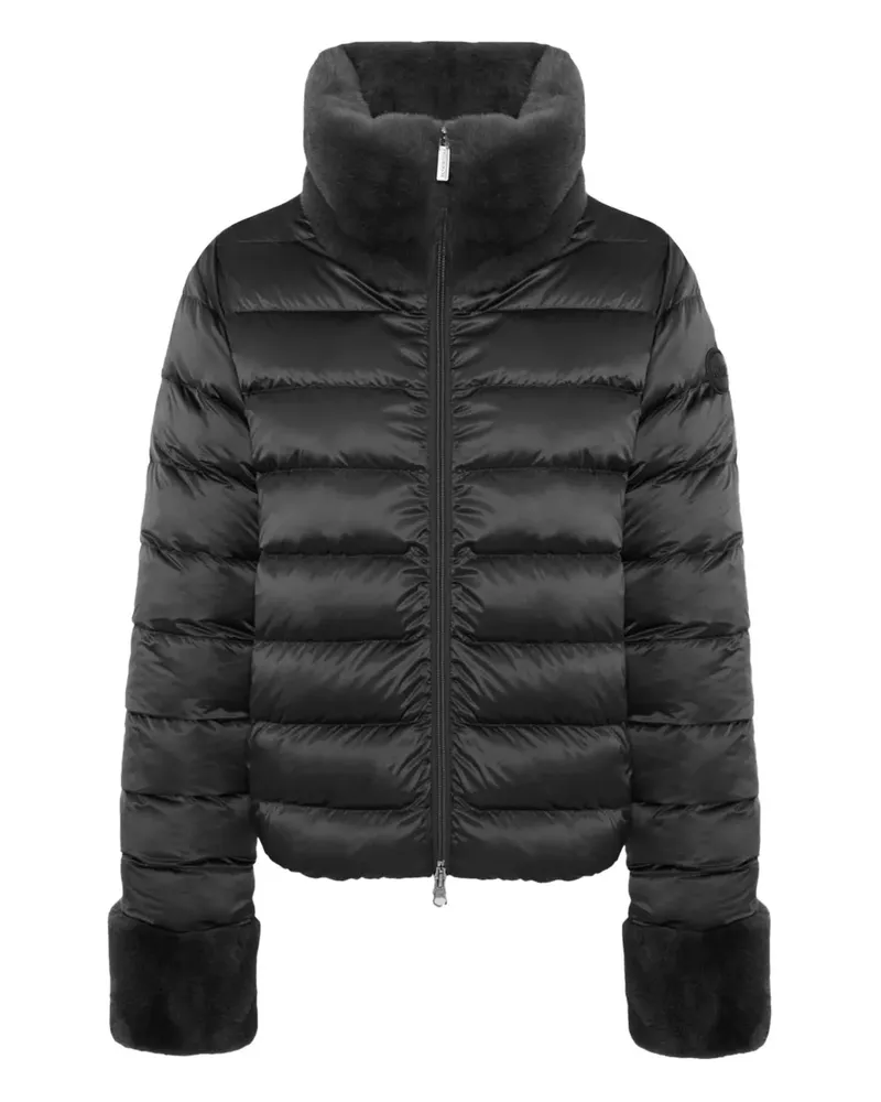 Colmar Wendbare Daunenjacke aus Faux Fur - Schwarz Schwarz