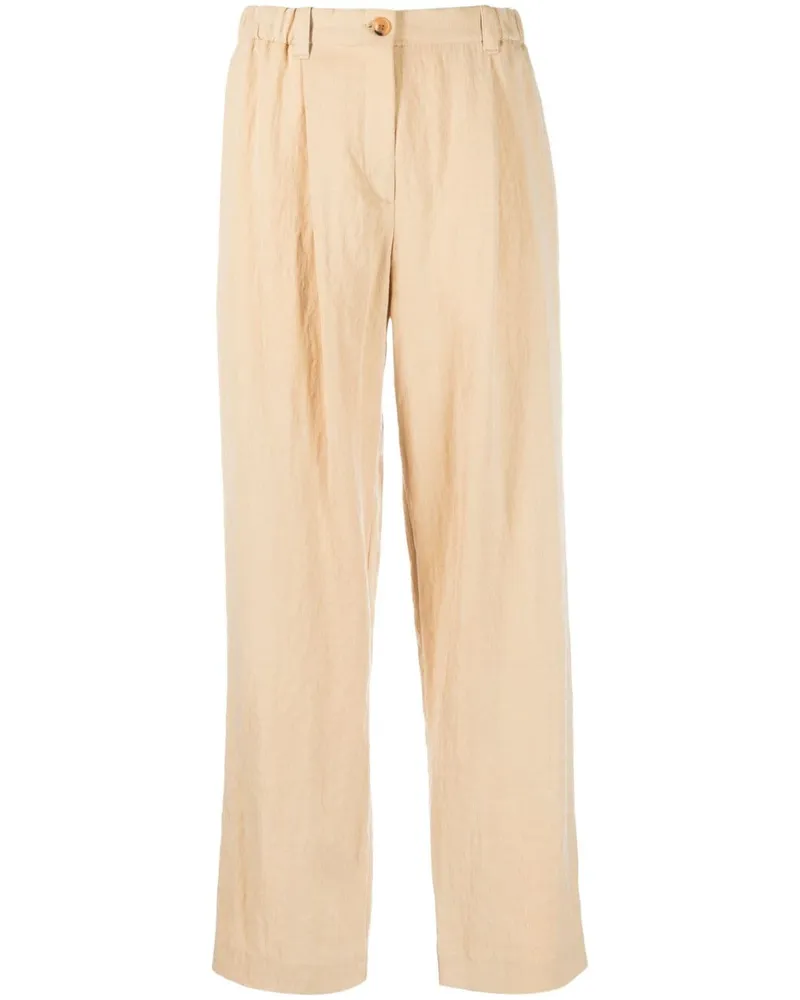 Kenzo Hose mit weitem Bein - Nude Nude