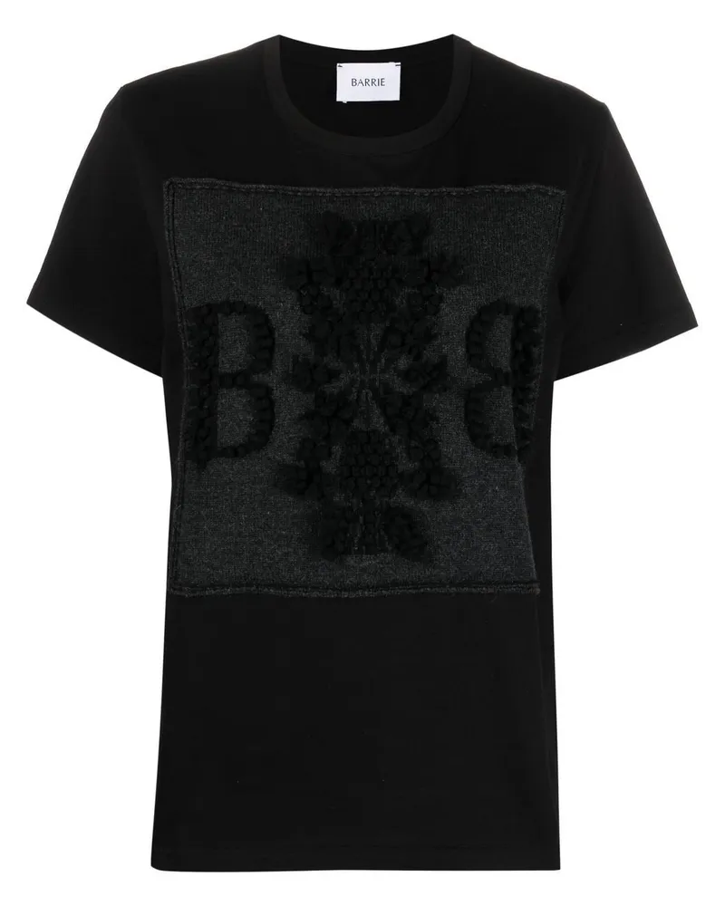 Barrie T-Shirt mit B-Logo - Schwarz Schwarz