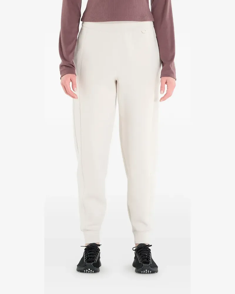 Nike 24.7 ImpossiblySoft seam-detail tapered track pants - Nude Nude