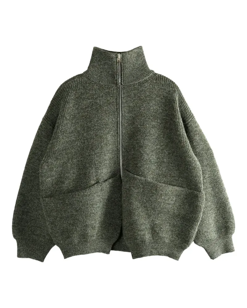 Magliano zip-fastening funnel-neck jacket - Grün Grün