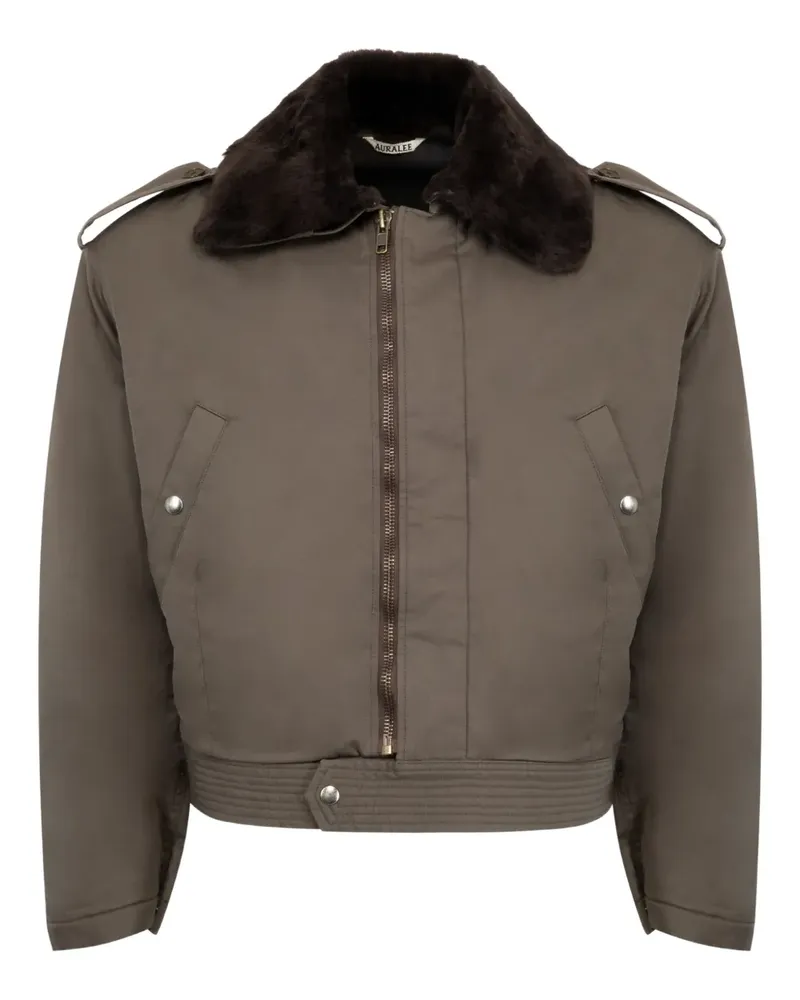 AURALEE Jacke aus Baumwolle - Grün Grün