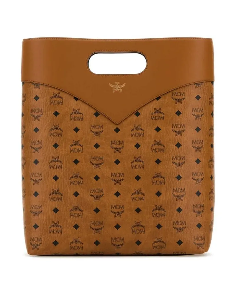 MCM Tasche mit Visetos-Print - Braun Braun