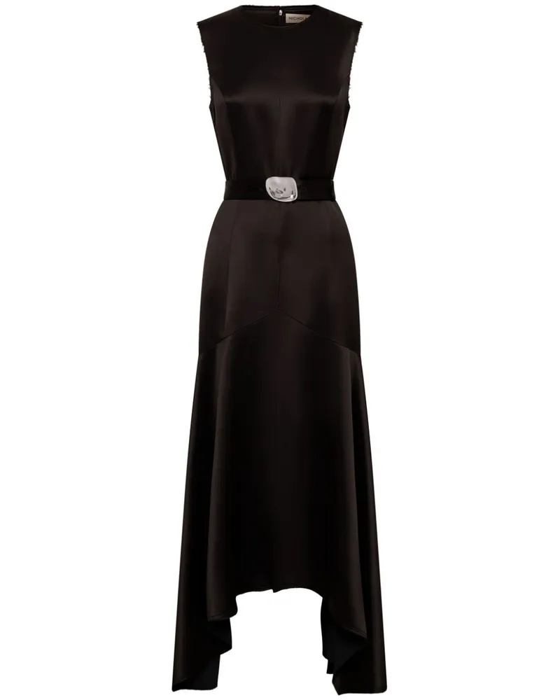 NICHOLAS Carla Kleid - Schwarz Schwarz