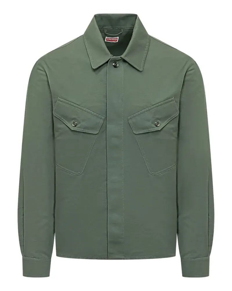 Kenzo flap pocket overshirt - Grün Grün
