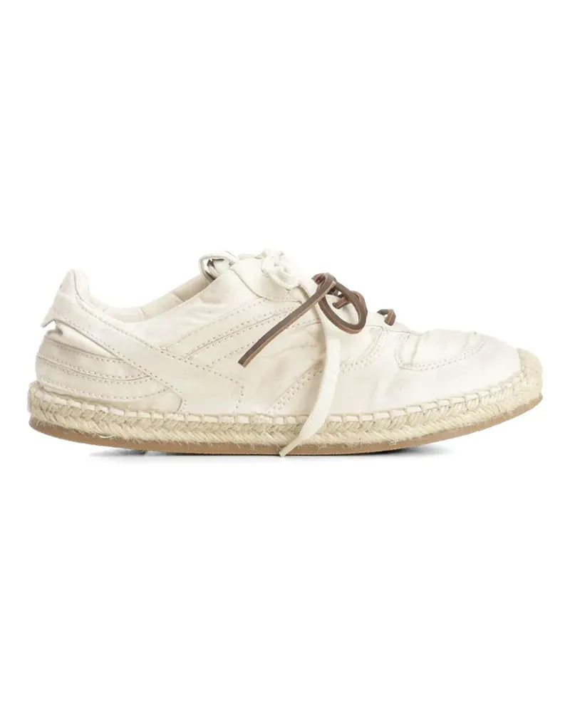 Miu Miu Gymnasium rope-sole sneakers - Nude Nude