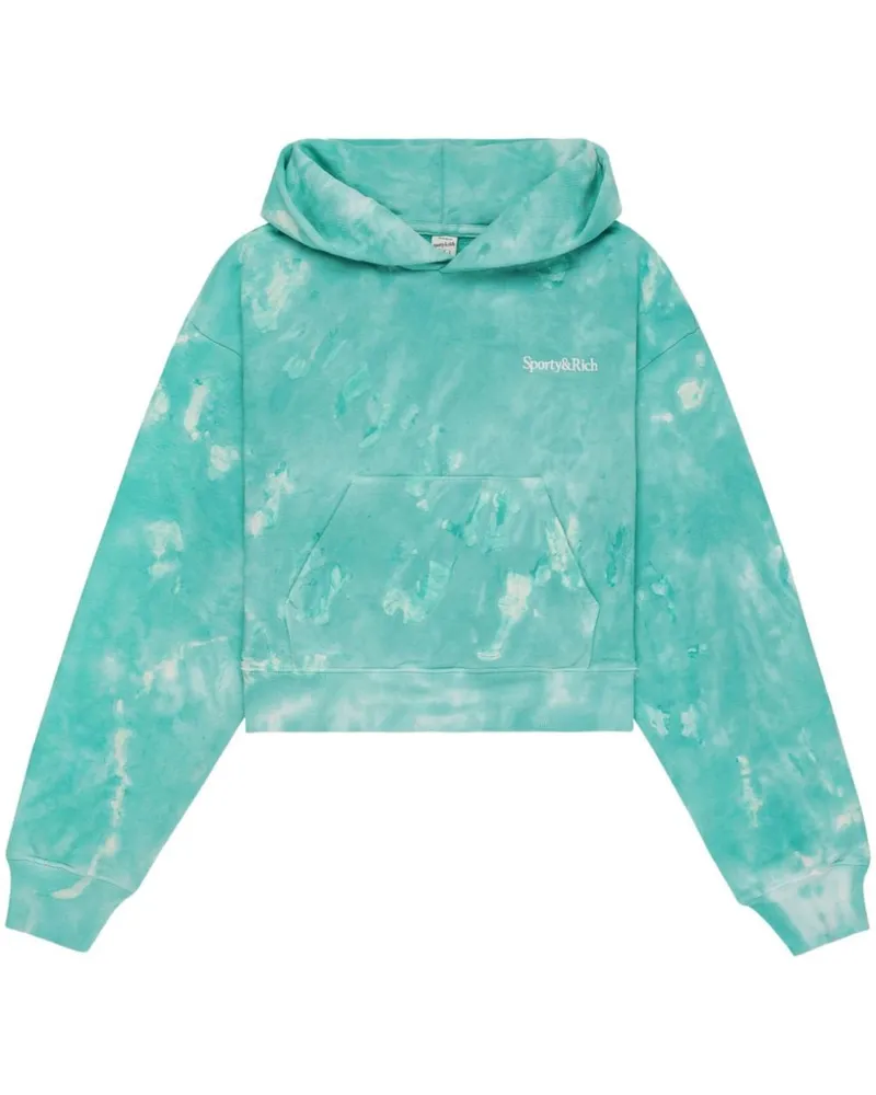 SPORTY & RICH Serif Hoodie - Grün Grün