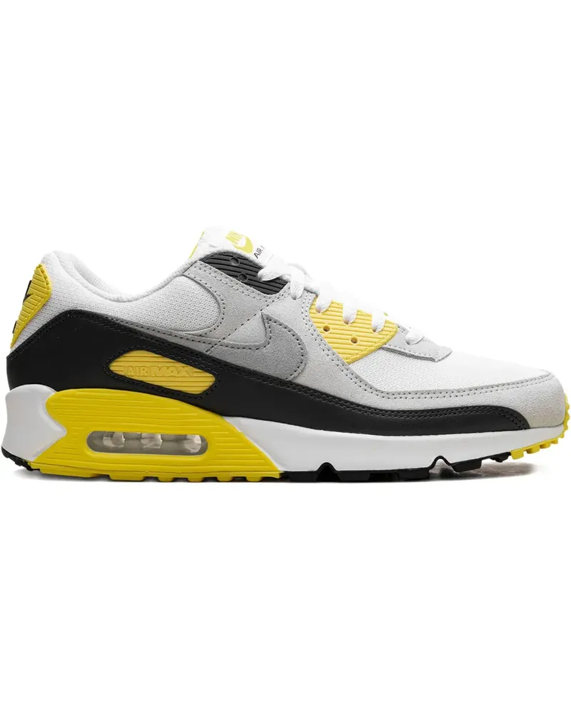 Nike Air Max 90 "White/Dark Smoke Grey/Lightning" Sneakers - Grau Grau