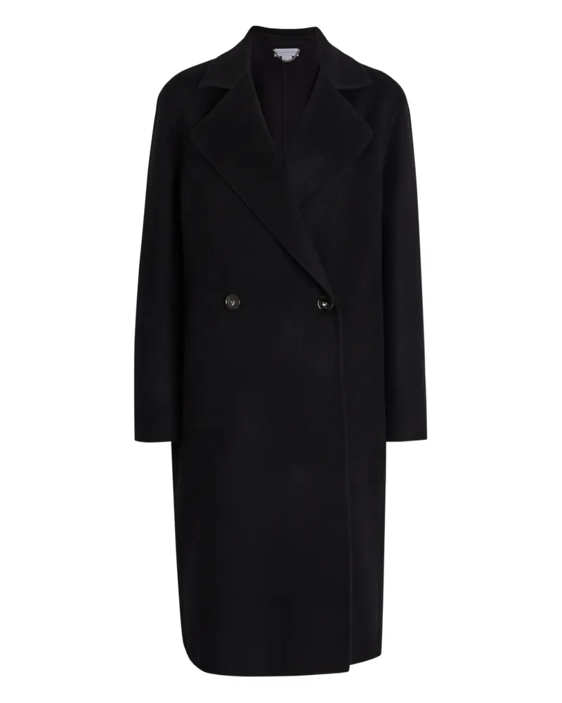 Stella McCartney Doppelreihiger Iconic Mantel - Schwarz Schwarz