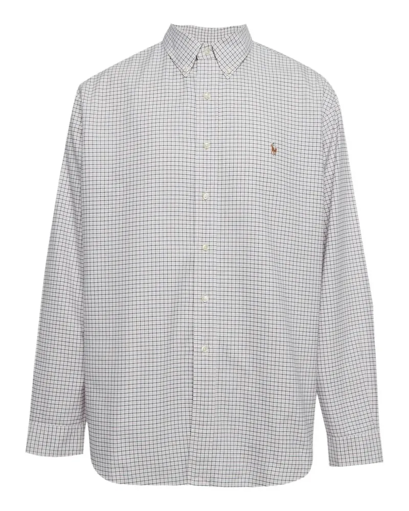 Ralph Lauren Kariertes Hemd - Weiß Weiß