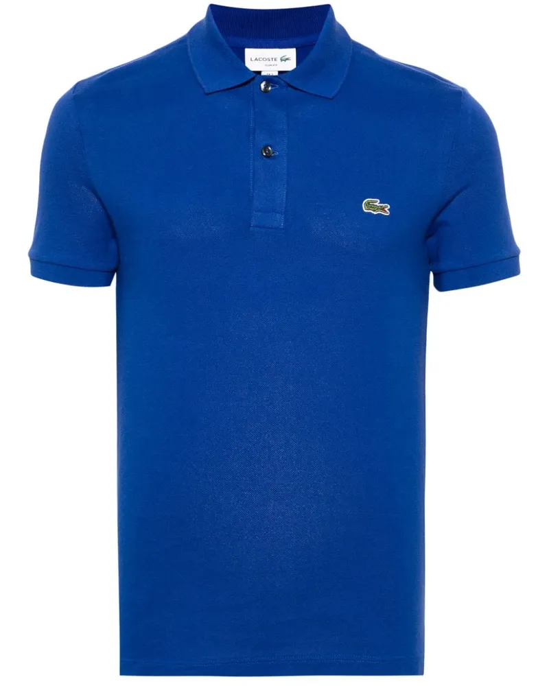 Lacoste Poloshirt mit Logo-Patch - Blau Blau
