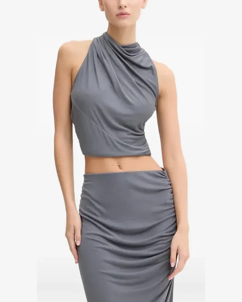 Rick Owens Lilies draped top - Grau Grau