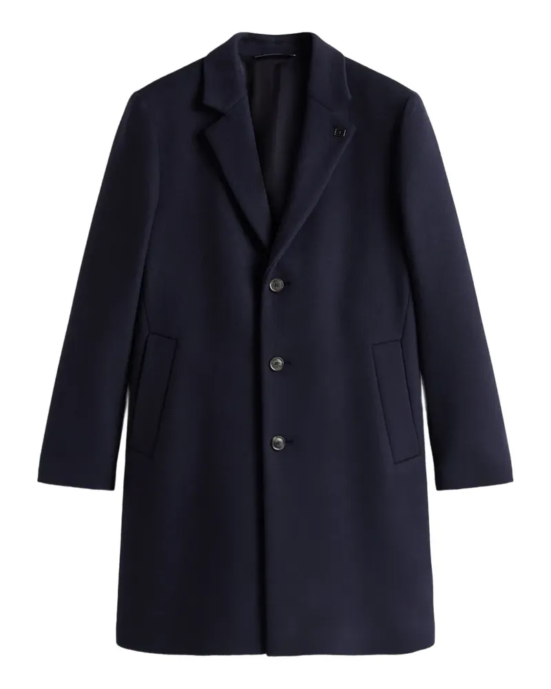 Tommy Hilfiger Geknöpfter Mantel - Blau Blau