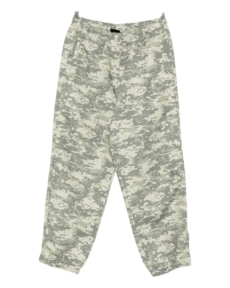 Stüssy Camouflage-Hose mit elastischem Bund - Grün Grün