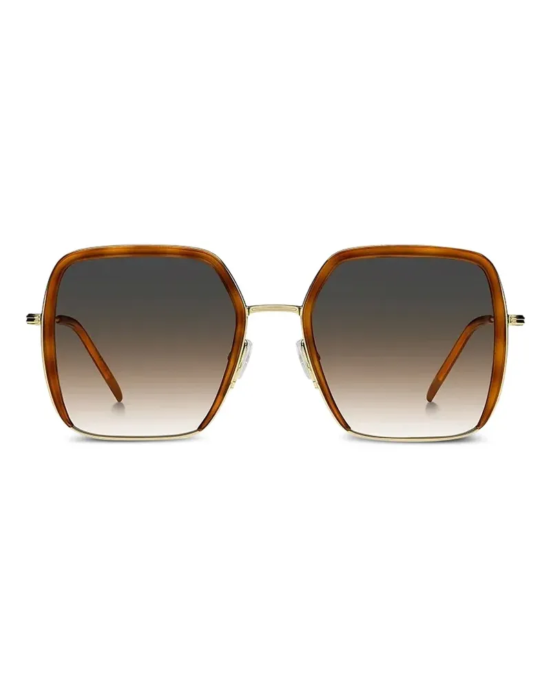 HUGO BOSS Geometrische Sonnenbrille mit Farbverlauf - Braun Braun