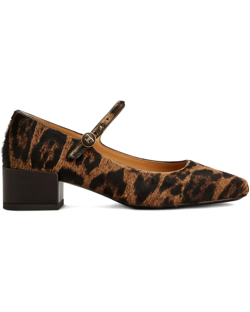 TOD'S Pumps mit Leoparden-Print - Braun Braun