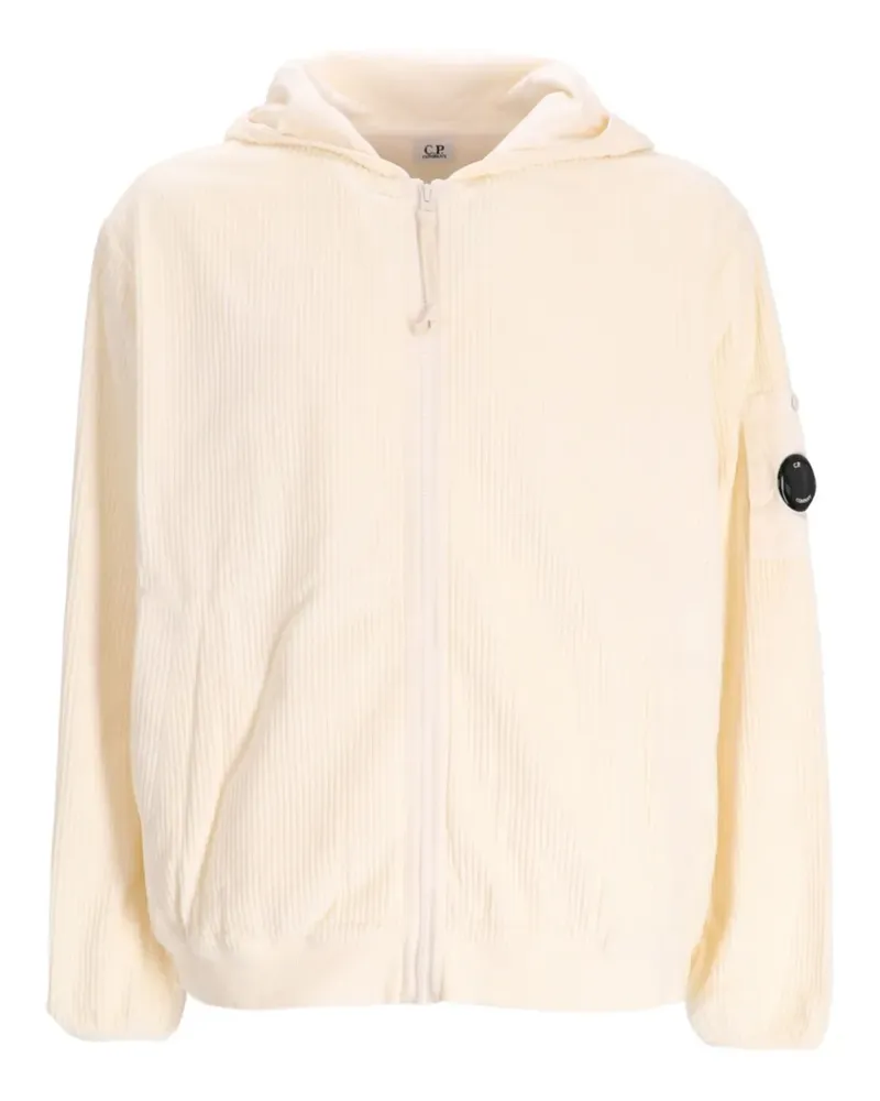 C.P. Company Hoodie aus Cord - Nude Nude