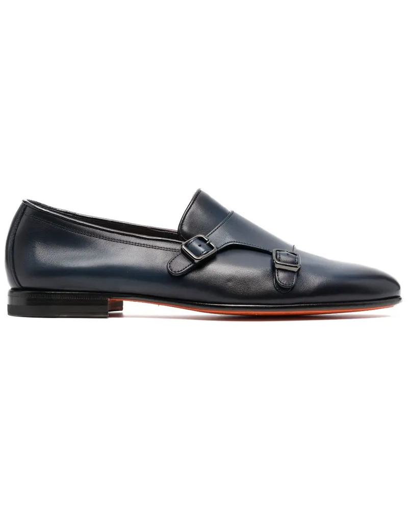 Santoni Dolorous Monk-Schuhe - Blau Blau