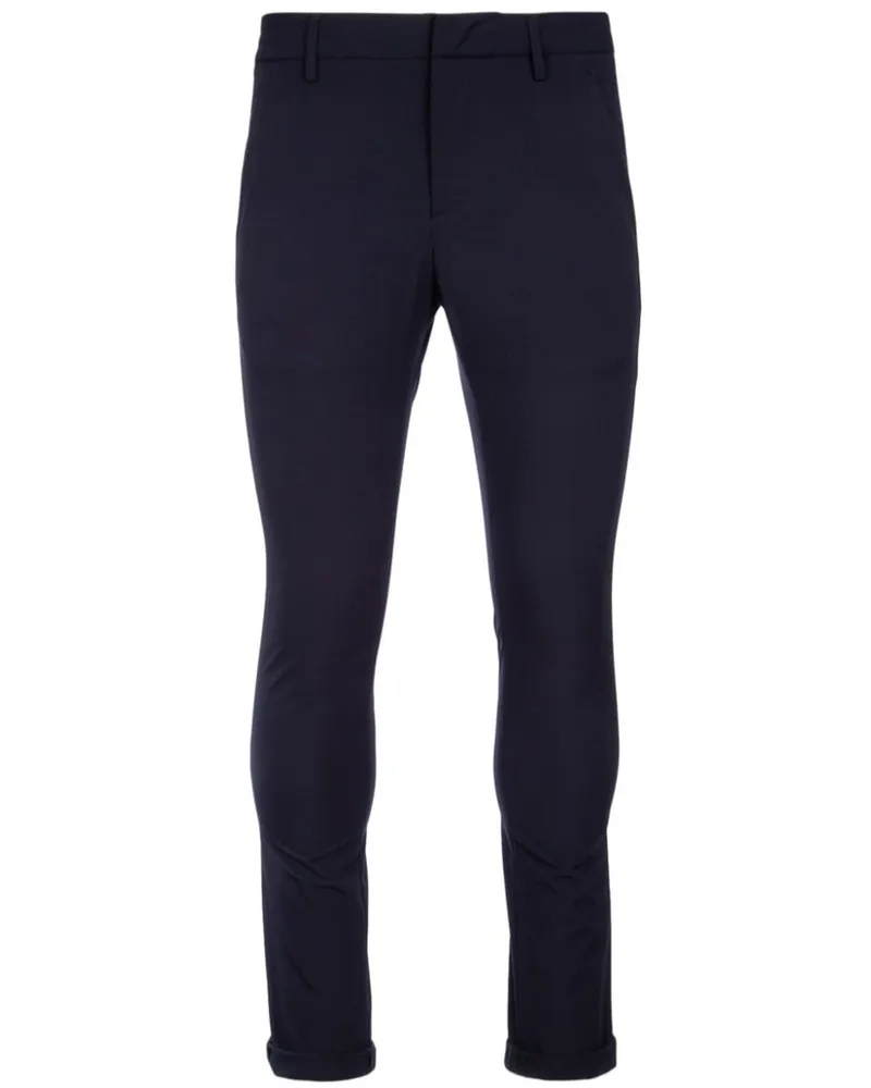 Dondup Hose mit verdecktem Verschluss - Blau Blau