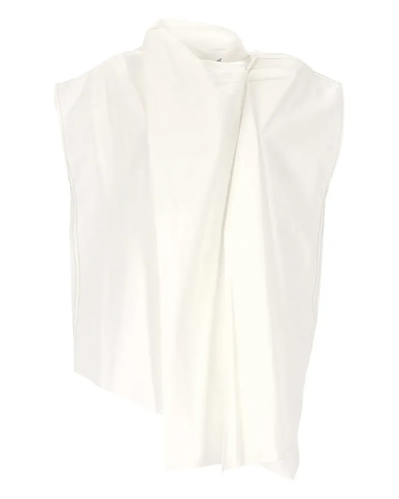 Carven Drapiertes Top - Weiß Weiß