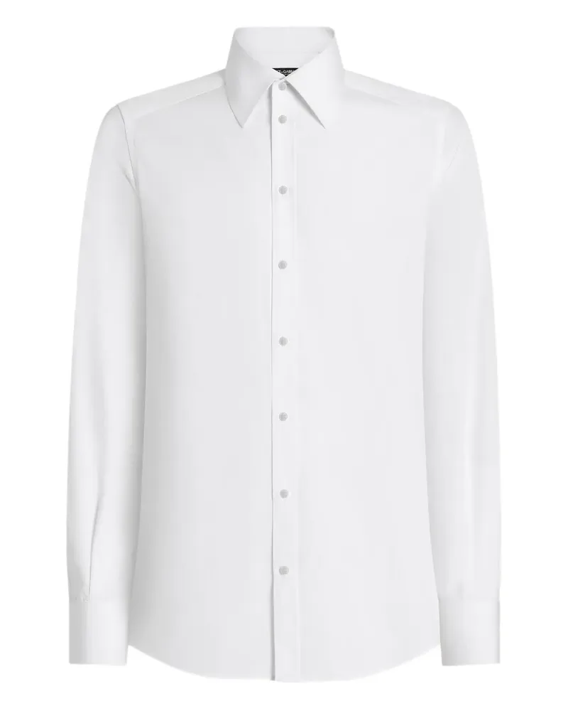 Dolce & Gabbana Langärmeliges Hemd - Weiß Weiß