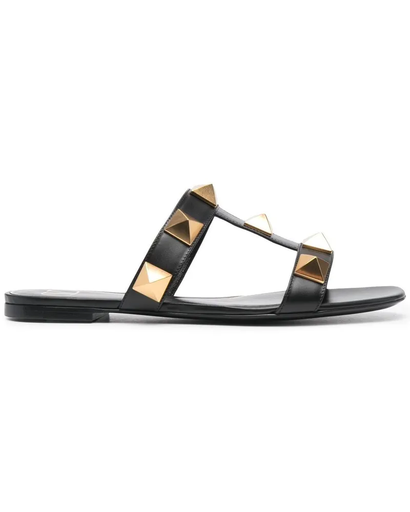 Valentino Garavani Roman Stud Mules - Schwarz Schwarz