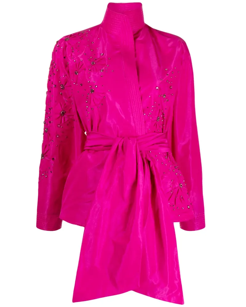 Zuhair Murad Kristallverzierte Jacke - Violett Violett