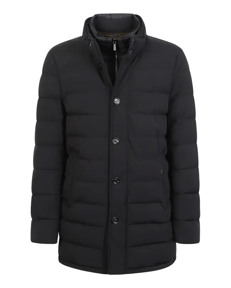 MOORER quilted high-neck jacket - Schwarz Schwarz