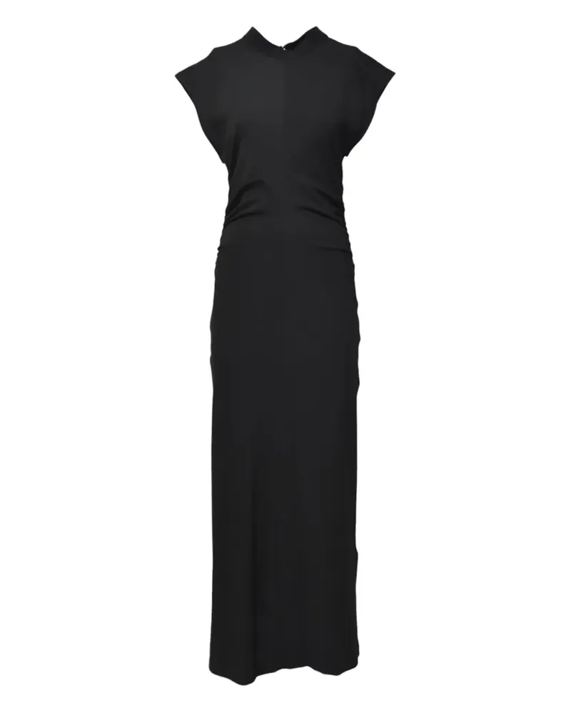 MSGM Maxikleid aus Baumwollstretch - Schwarz Schwarz