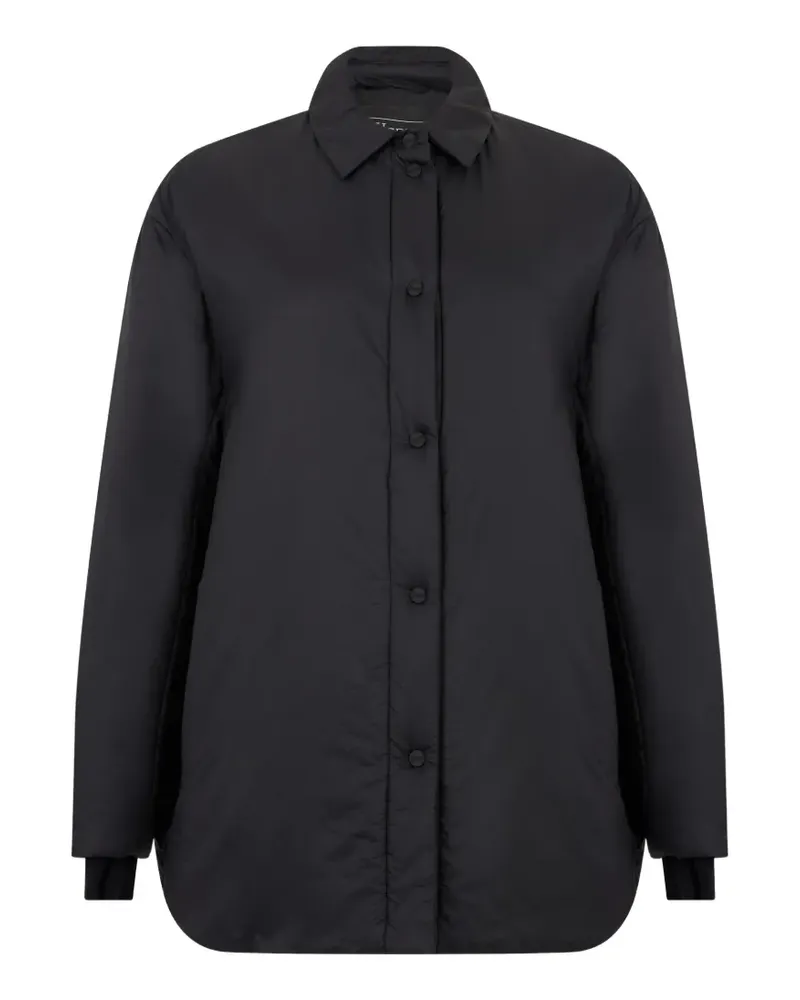 Herno Hemdjacke mit gestepptem Finish - Schwarz Schwarz
