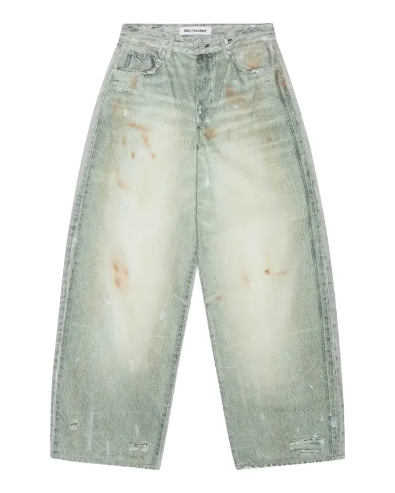 Won Hundred Lyon Jeans mit Print - Blau Blau