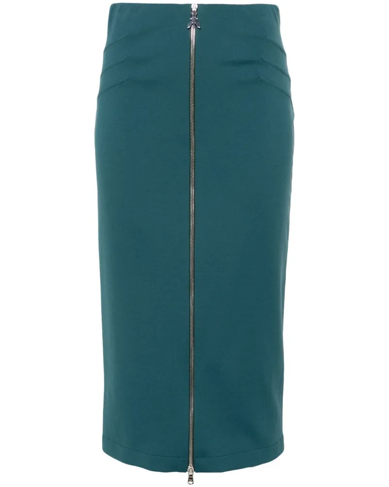 Patrizia Pepe Midirock mit Reißverschluss - Blau Blau