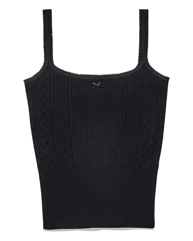 J.W.Anderson Oberteil mit Schleife - Schwarz Schwarz