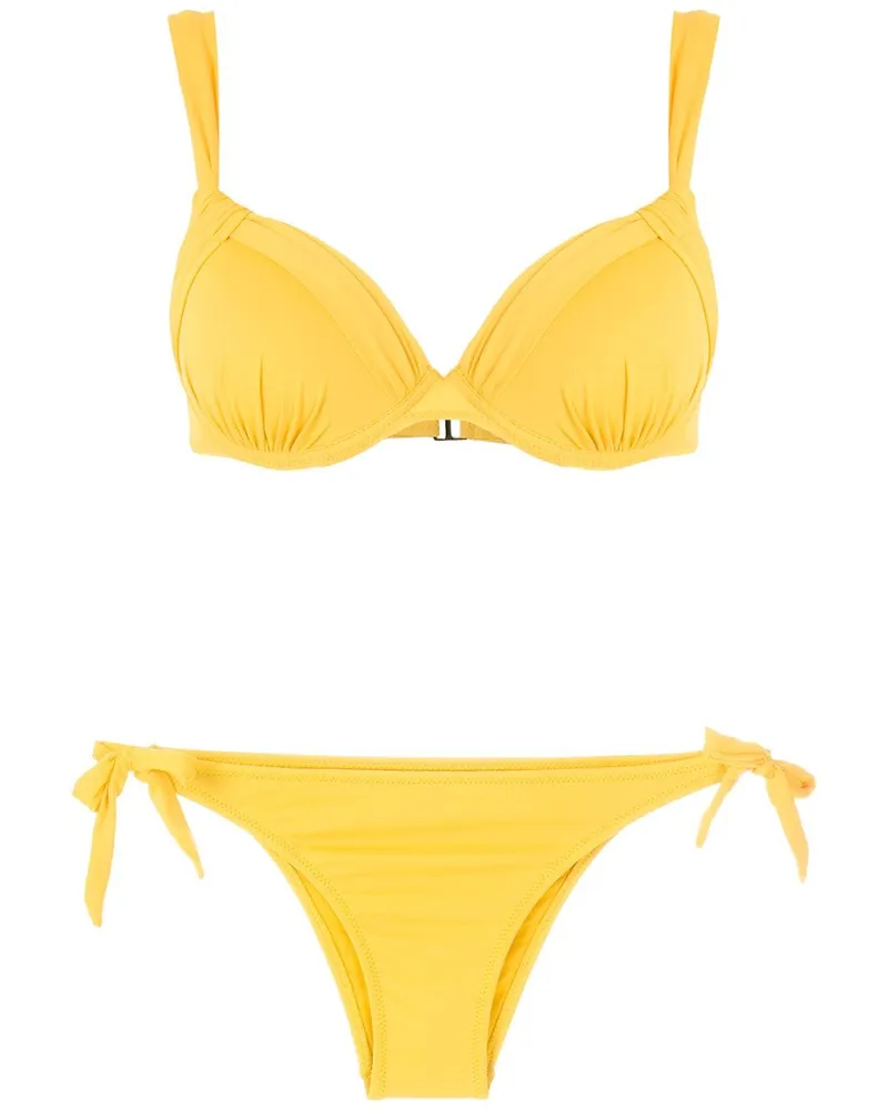 Amir Slama Geraffter Bikini - Gelb Gelb