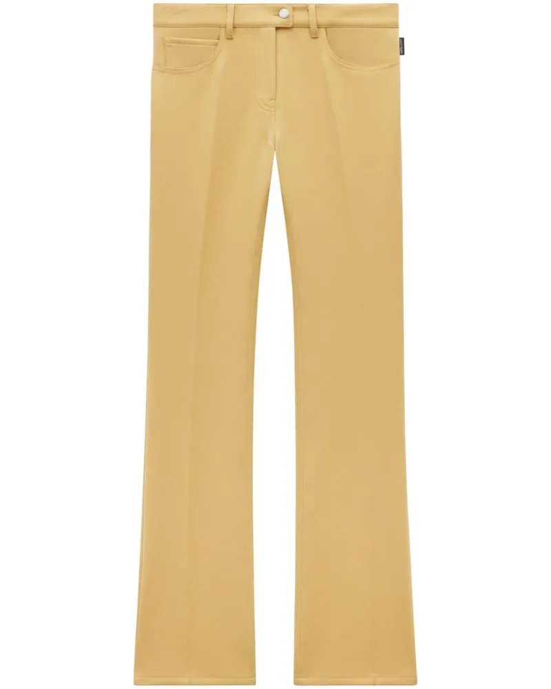Courrèges Bootcut-Hose - Gelb Gelb
