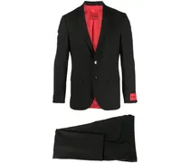 Einreihiger Anzug - Schwarz
