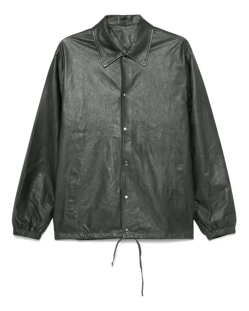 Giorgio Brato Klassische Lederjacke - Grau Grau