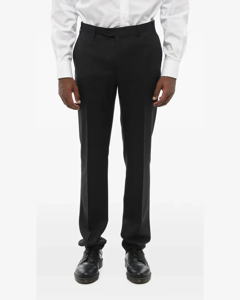 Corneliani Academy wool trousers - Schwarz Schwarz