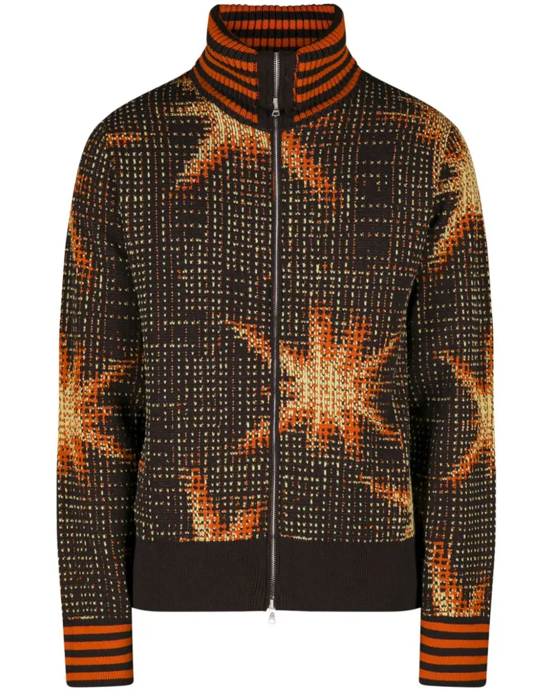 Dries van Noten Cardigan mit Reißverschluss - Braun Braun