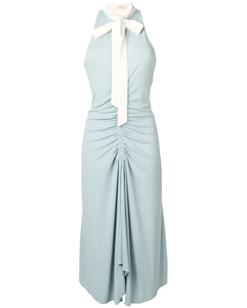 SSHEENA Gerafftes Midikleid - Blau Blau