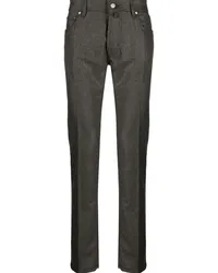 Jacob Cohën Bard Slim-Fit-Hose aus Flanell Braun