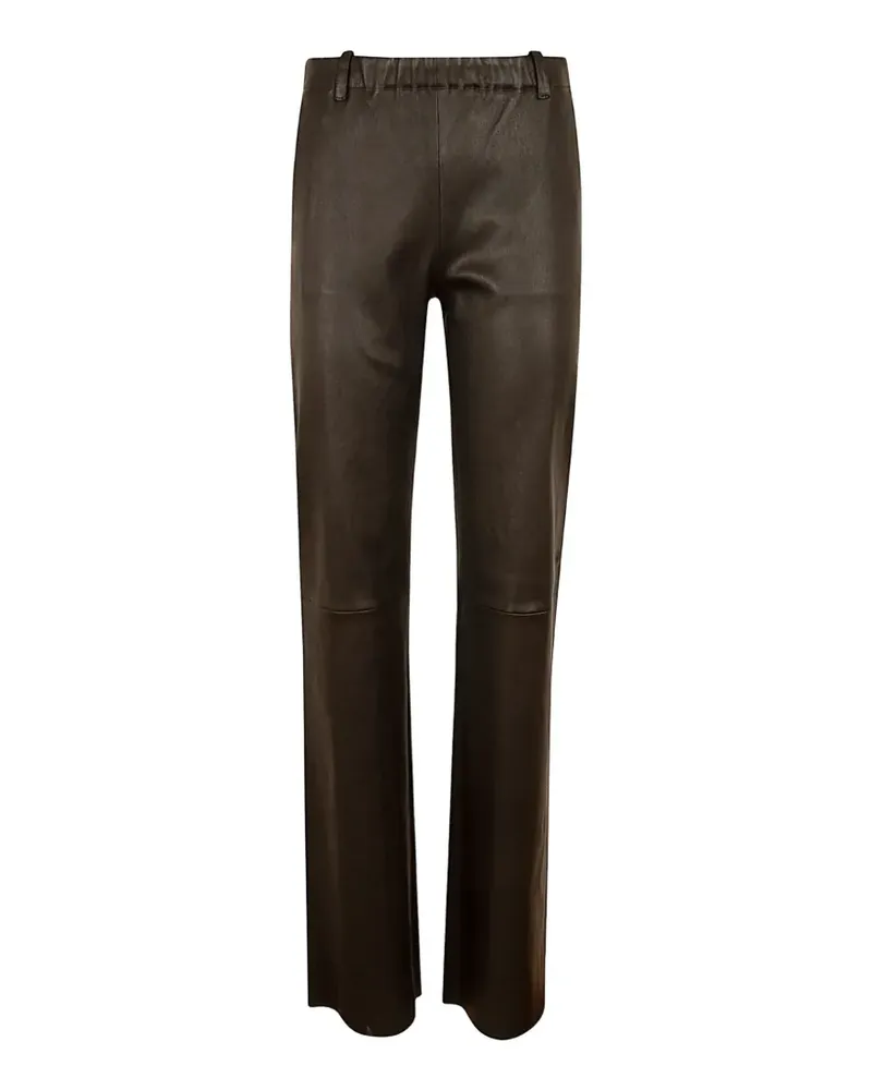 Stouls leather trousers - Schwarz Schwarz